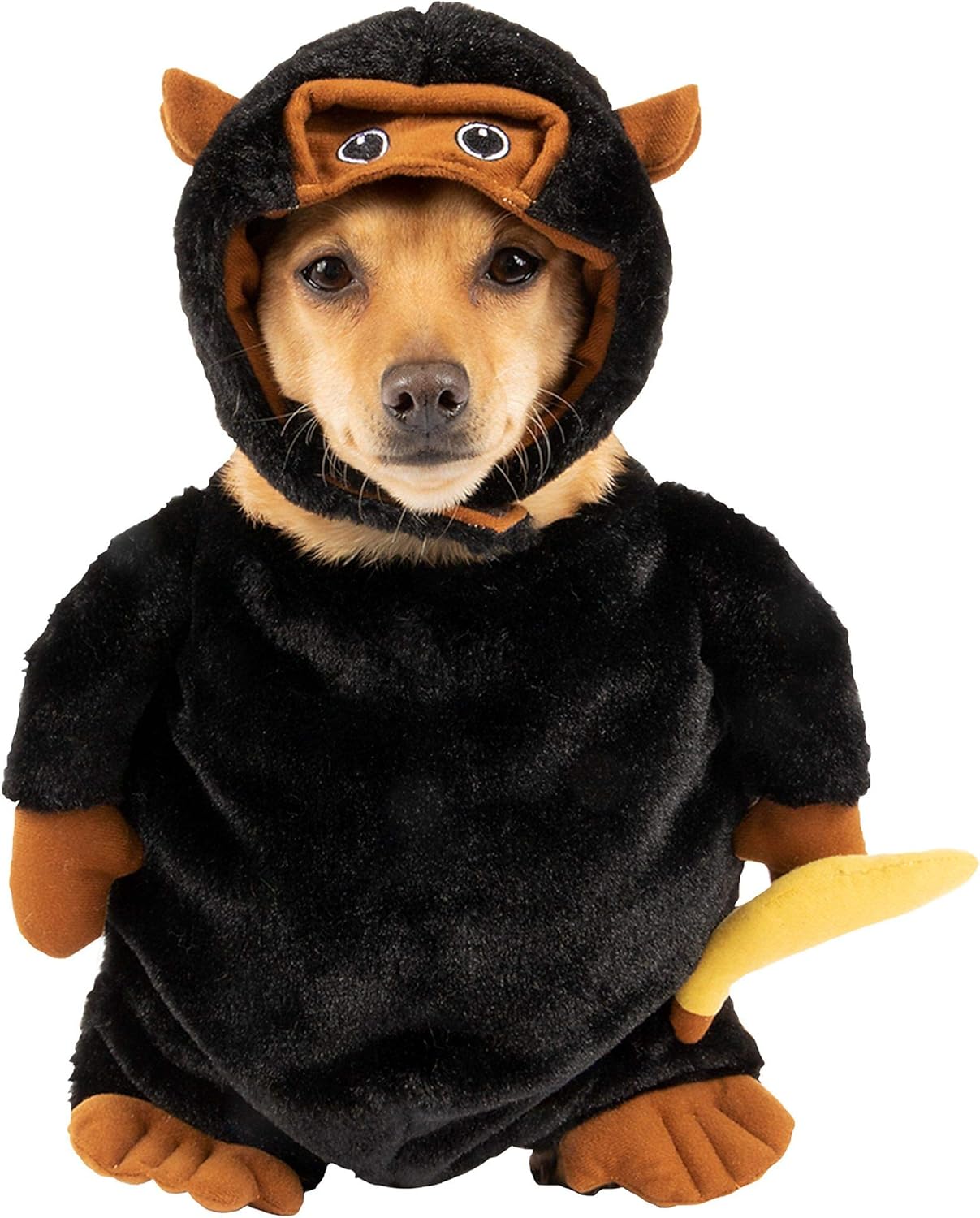 MISSION PETS INC Black Monkey Halloween Dog Costume Set