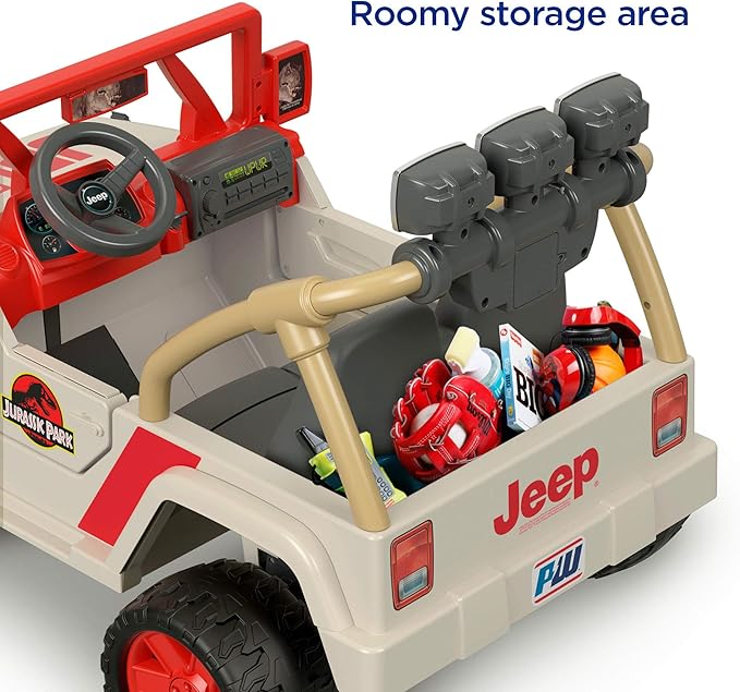 jurassic world jeep ride on