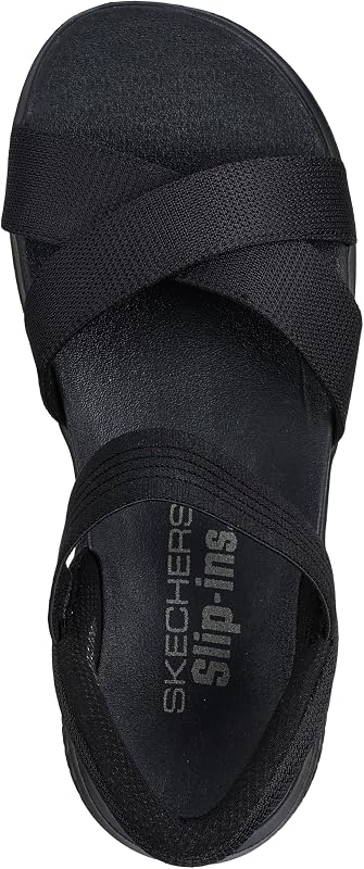 Ultra Flex 3.0-Never Netter Hands Free Slip-ins, Sandali Donna, Black Mesh/Gore, 38 EU