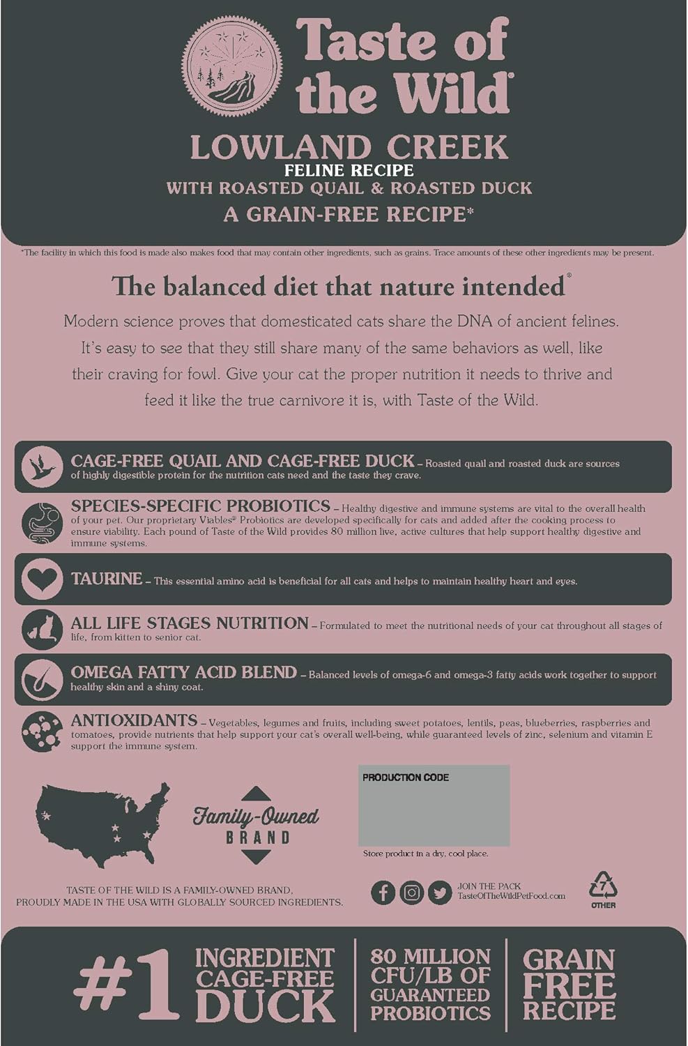 taste of the wild lowland creek