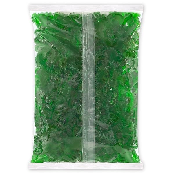 ALBANESE CANDY, GREEN APPLE GUMMI BEARS, 5-POUND BAG