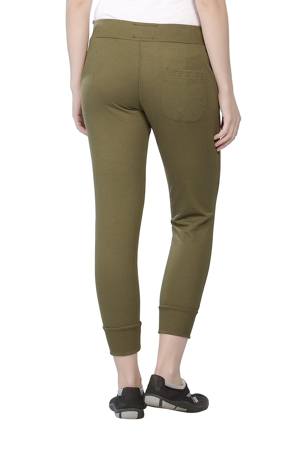 alan jones solid sports women's jogger track pants