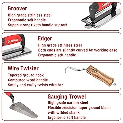 Goldblatt 8 Pieces Masonry Hand Tool Set Includes