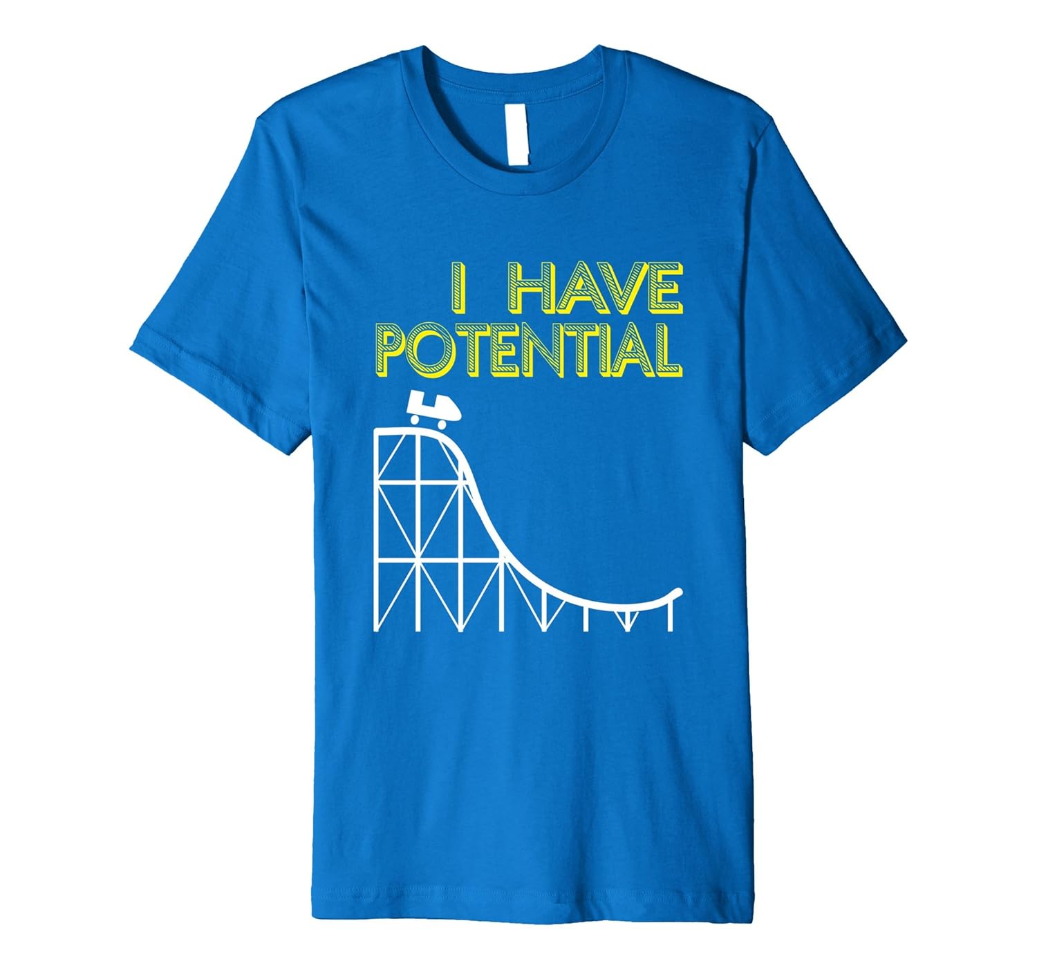 FUNNY I HAVE POTENTIAL T-SHIRTS Physics Science Teacher SLIM