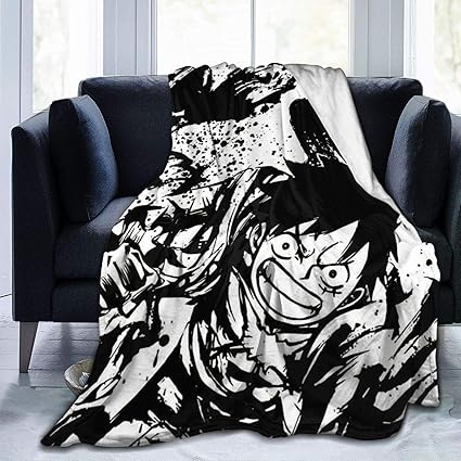 Amazon Co Jp ブランケット Onepiece ワンピース ルフィ 毛布 掛け布団 タオルケット フランネル やわらかい 肌触り良い さらっと あたたかい 軽量 通気性 耐久性 シワにならない 毛玉にならない 毛羽落ちしにくい オールシーズン 大判 かわいい おしゃれ 人気 北欧