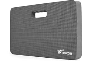ecotom Thick Kneeling Pad, Knee Pad Cushion for Gardening, Yard Work, Yoga, Exercise, Bath Tub Floor Kneeler with Baby, Comfortable Garden Foam Mats to Kneel On, 17.7 x 11.2 x 1.4, Grey, 1 Pc (1)