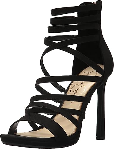jessica simpson black strappy heels