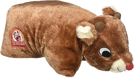 Amazon Com Rudolph Pillow Pet Plush Rudolph The Red Nosed