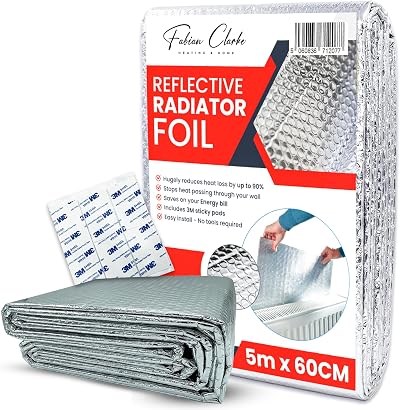 Fabian Clarke London Radiator Foil Reflector Roll 5m x 60cm