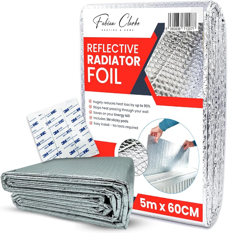 Fabian Clarke London Radiator Foil Reflector Roll 5m x 60cm