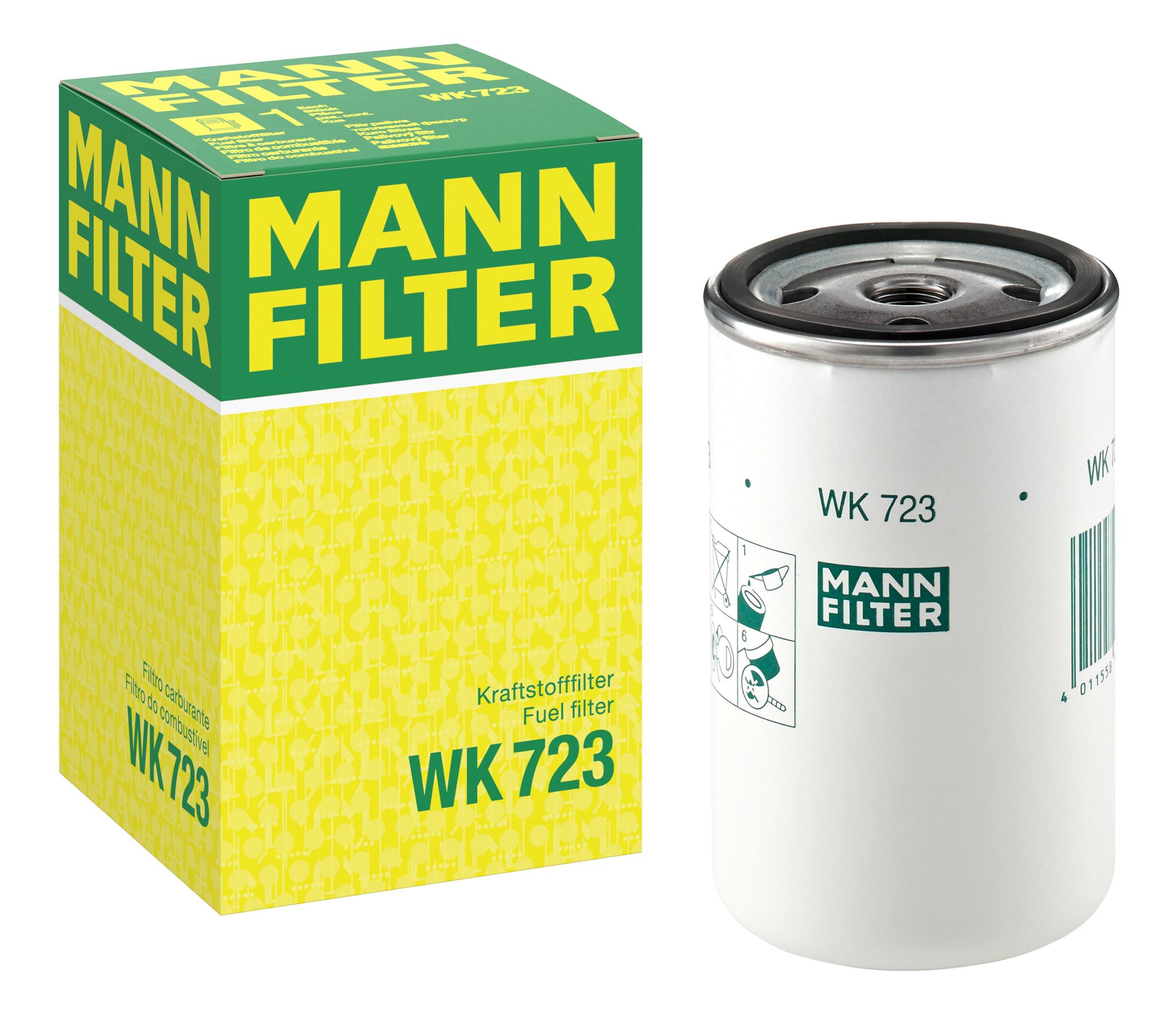 MANN-FILTER WK 723 Fuel Filter - for Trucks + Buses