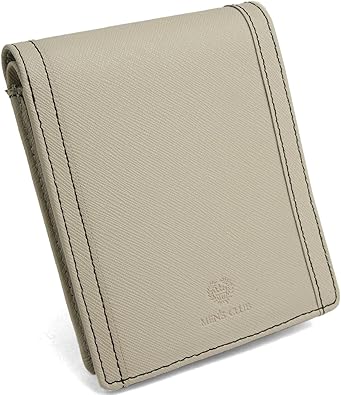 Amazon メンズクラブ Men S Club 二つ折り財布 メンズ 本革 牛革 角シボ ボックス小銭入れ ステッチ ベーシック 財布 丈夫 スタイリッシュ 紳士 シンプル ビジネス フォーマル 父の日 アイボリー E Mono イーモノ 財布