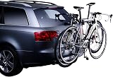 Thule TH9700 Xpress 2-Bike Roof Rack Silver Black view 2