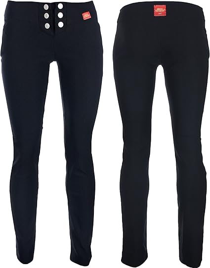 Miss Sexies Girls School Trousers Black 