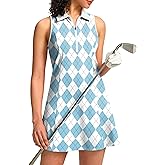 Soothfeel Golf Dress for Women Tennis Dresses with Shorts Pockets Sleeveless Sport Active Workout Athletic Dress