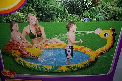 giraffe inflatable pool