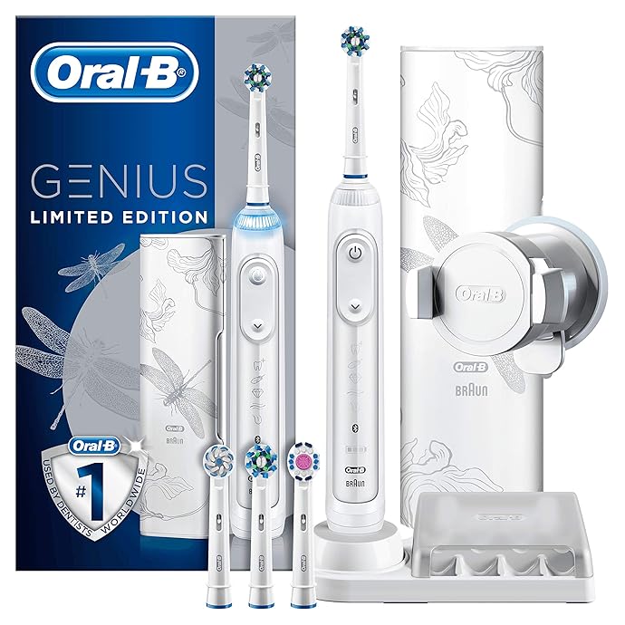 Oral-B 欧乐-B Genius 9000 旗舰款 智能电动牙刷套装 含4刷头 镇店之宝￥577 中亚Prime会员免运费直邮到手约￥751