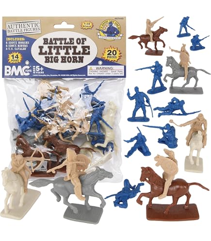 Amazon.com: BMC Classic Marx Western Gold Mine Plastic Cowboys