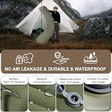 Origem Self Inflating Camping Mat 14cm Ultralight 200x76x14cm with Pump view 5