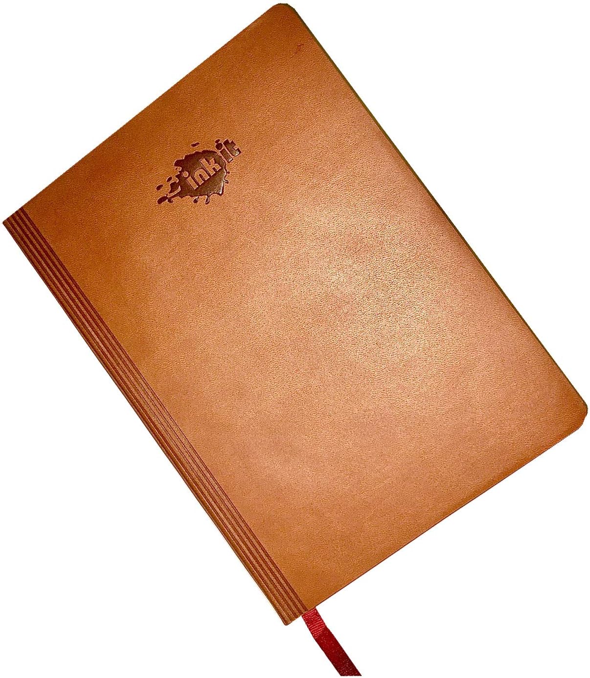BeeMall Notebook with Wide Ruled, Checked, Hardcover, Page Divider, Monthly Planner, Calendar, A5 Size Banded