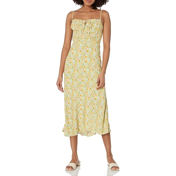 ASTR The Label Women's Elsie Dress, Orange Floral, XS at Amazon Women's  Clothing store