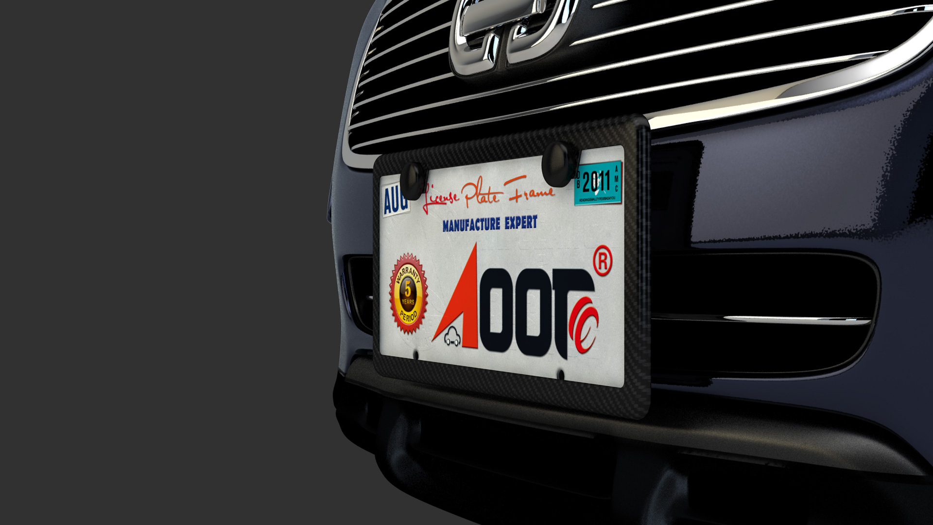 Stainless Steel License Plate Screws Anti Theft Frames Fasteners