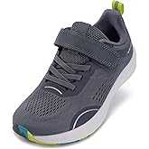 WHITIN Little/Big Kids Zero Drop Running Shoes + Wide Toe Box Sneaker for Boys/Girls