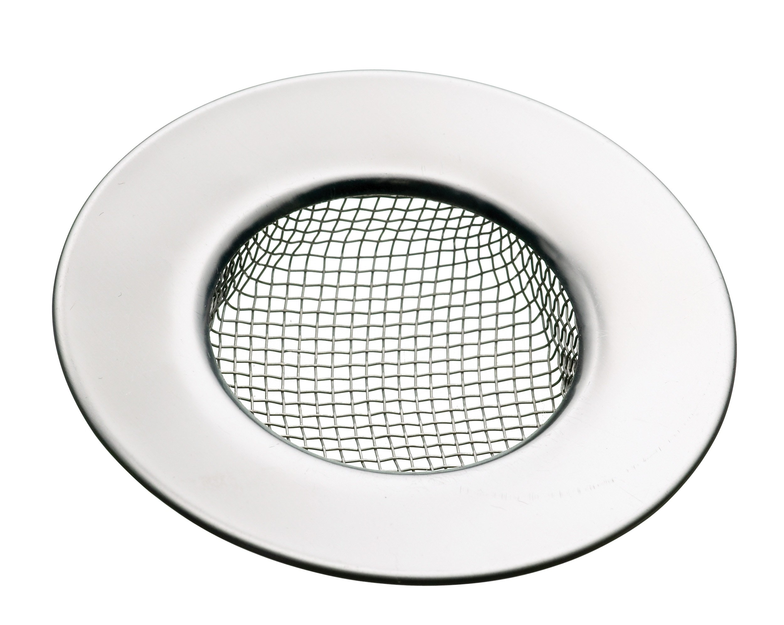 KitchenCraft Mesh Sink Strainer/Shower Drain Hair Catcher, Stainless Steel, 7.5 cm, Silver