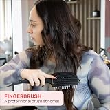 Olivia Garden Fingerbrush Combo Medium Black view 8