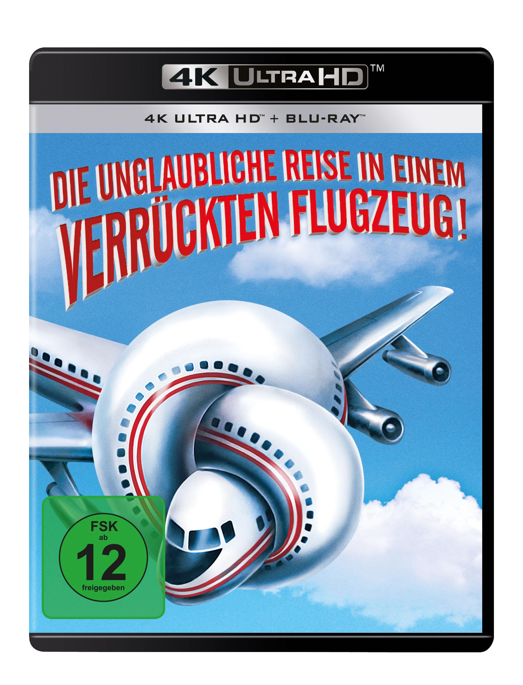 Die unglaubliche Reise in einem verrückten Flugzeug (4K Ultra HD) + (Blu-ray)