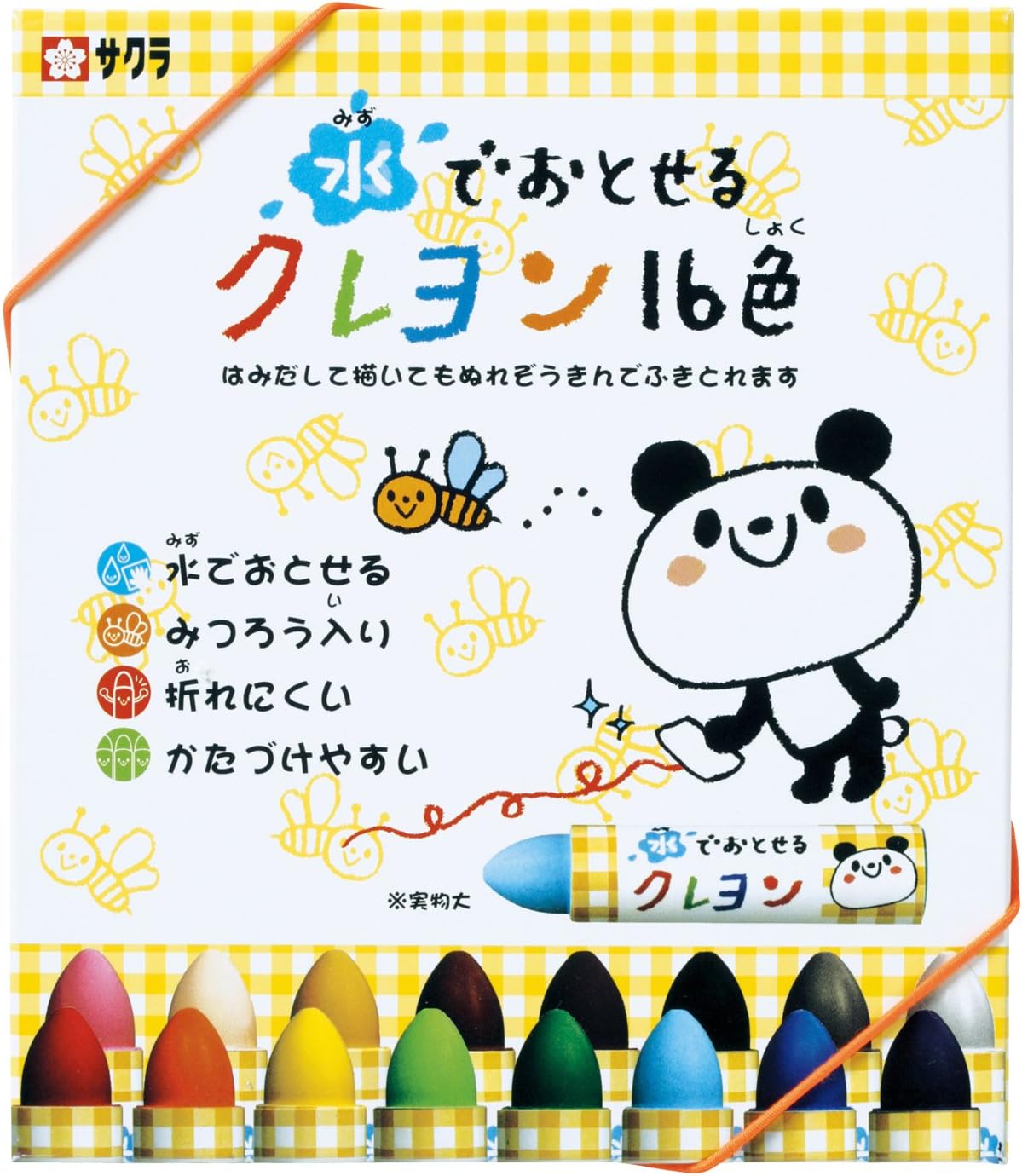 Washable crayon 16colors (Japan Import)
