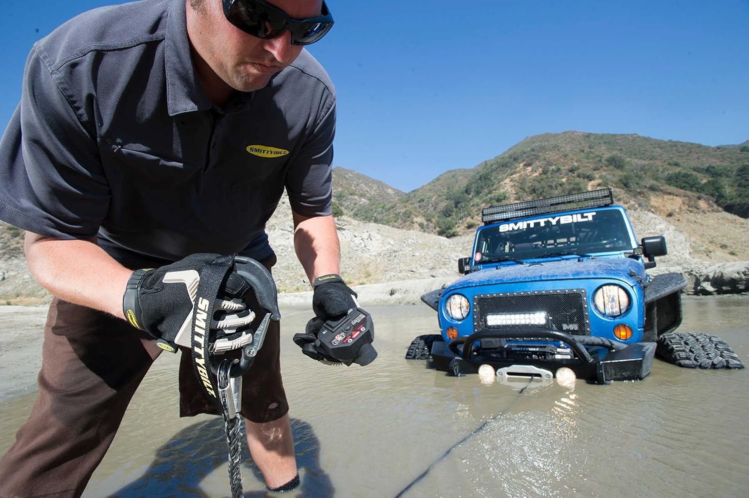 Smittybilt X2O COMP - Waterproof Synthetic Rope Winch - 12,000 lb. Load Capacity: Smittybilt Products: Automotive