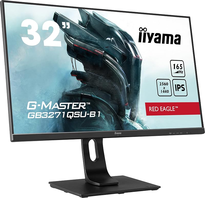 iiyama GB3271QSU 31.5" QHD 165Hz IPS Gaming Monitor 2560x1440 2x HDMI 2x