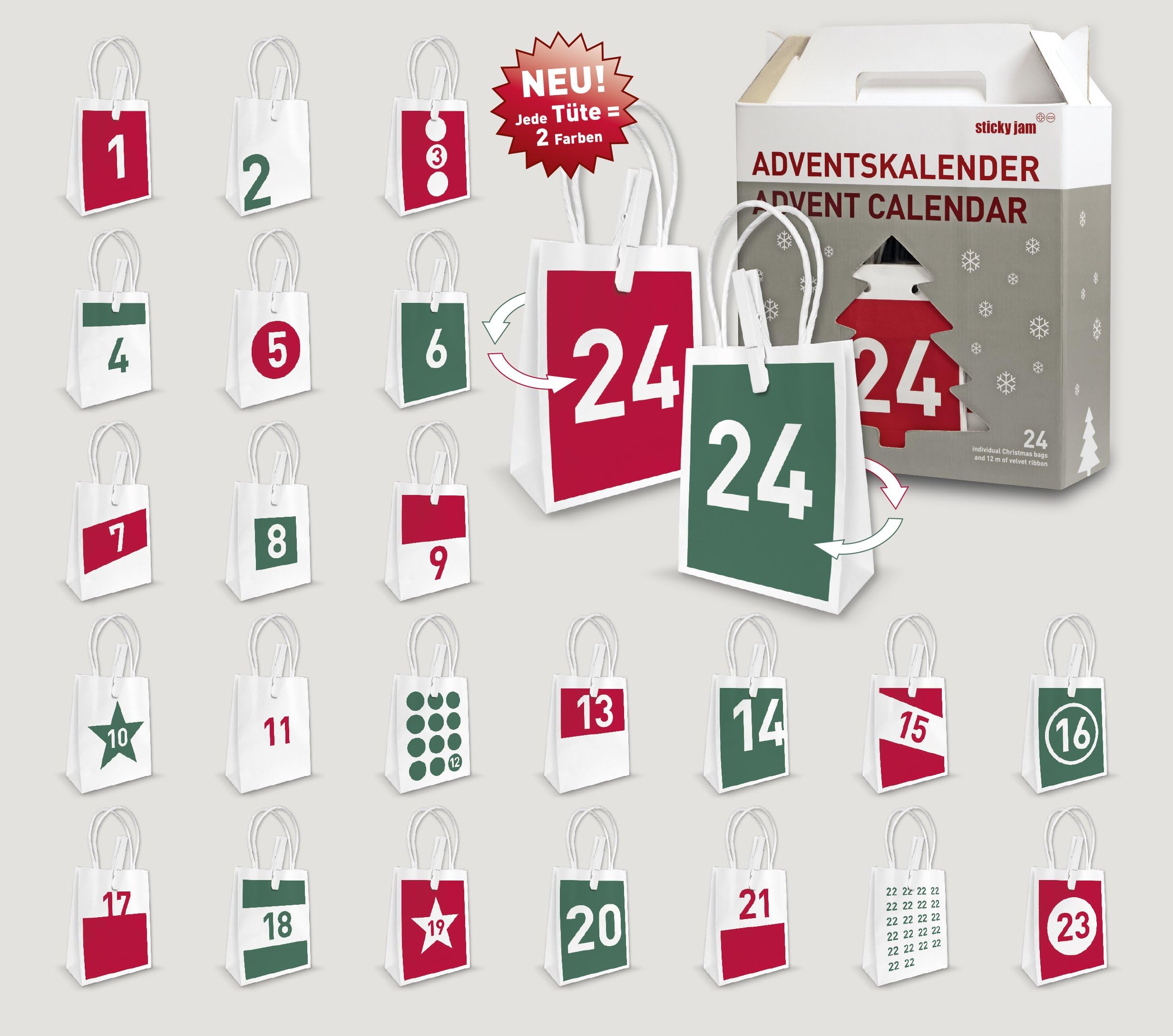 Sticky Jam Merry Christmas Advent Calendar