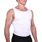 Esteem Apparel EliteSlim Men's Compression Shirt to Hide Gynecomastia Moobs Abs Chest Stomach Slimming Shapewear