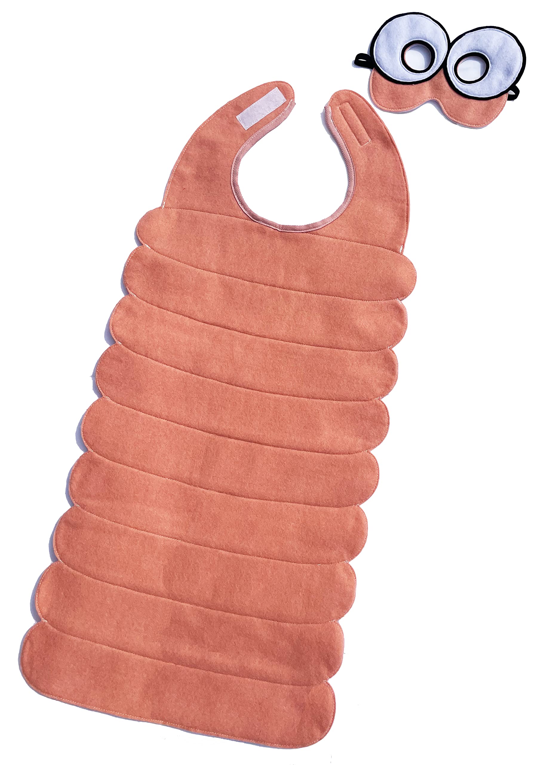 ZAC HOME Pink Worm Garden Animal Dress Up Costume for Age 3-8