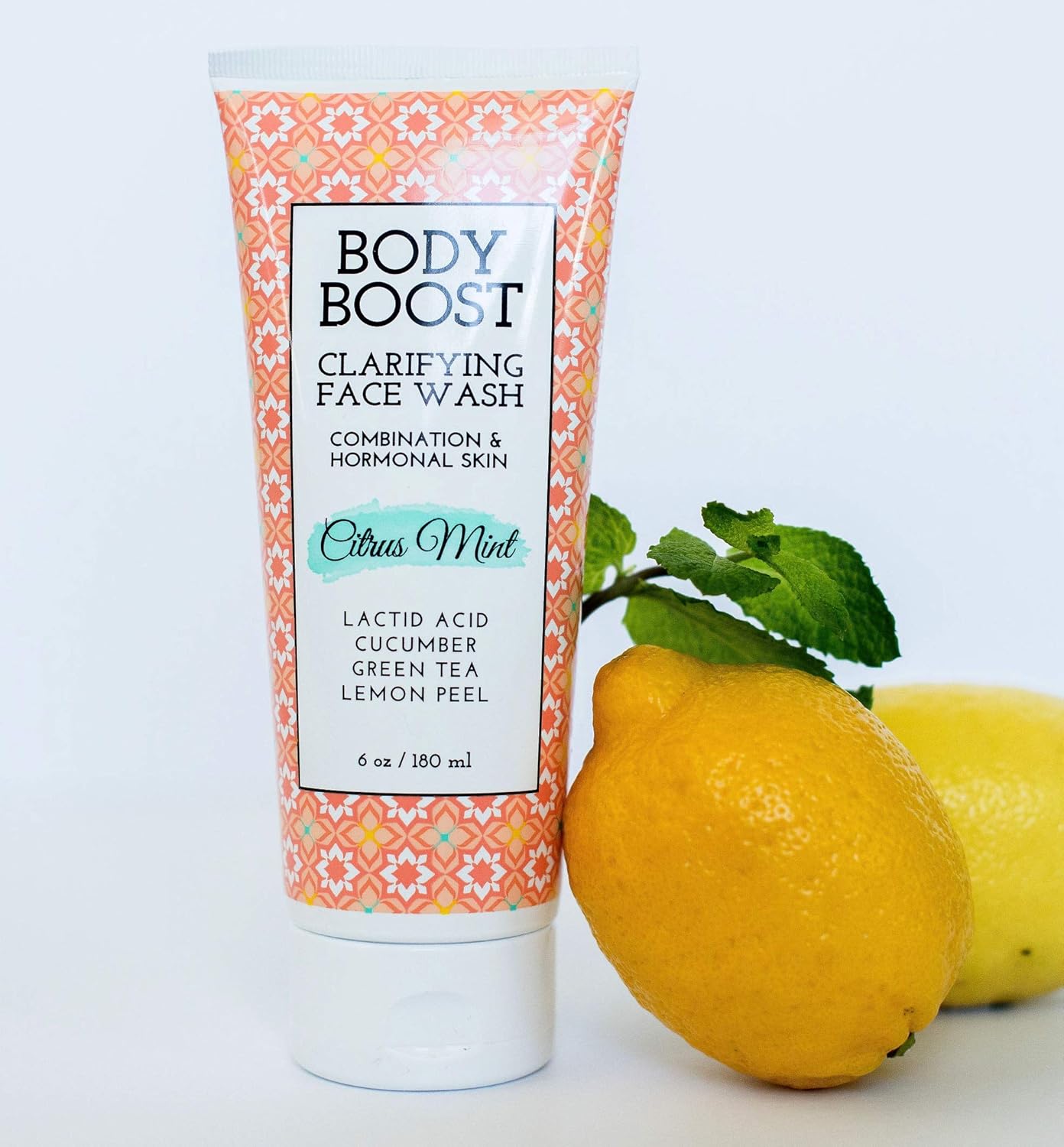 Body Boost Daily Clarifying Face wash, 6 oz Citrus Mint : Beauty