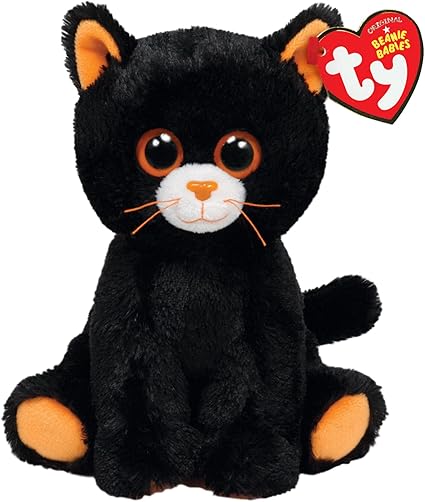 halloween cat beanie baby