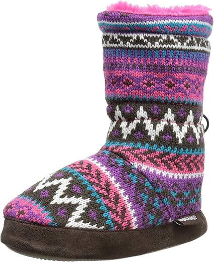fairisle slipper boots