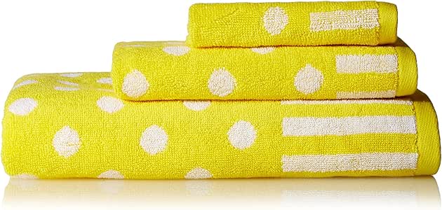 Amazon.com: Towel Set Teen Vogue On The Dot Yellow Bedding ...