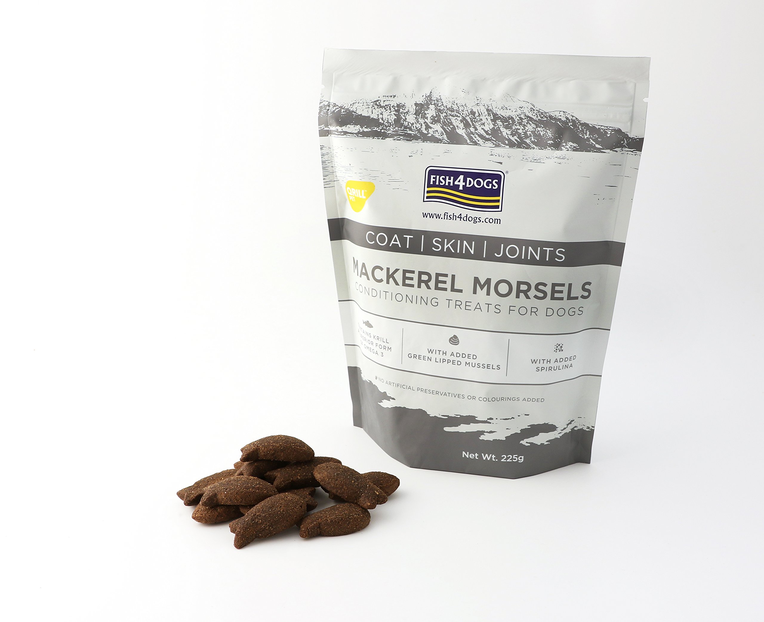 Fish4Dogs Mackerel Morsels Coat Plus Joint Aid, 225 g