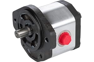 RuggedMade Hydraulic Gear Pump, 3.37 GPM Single Stage, Clockwise Rotation, 3600 PSI
