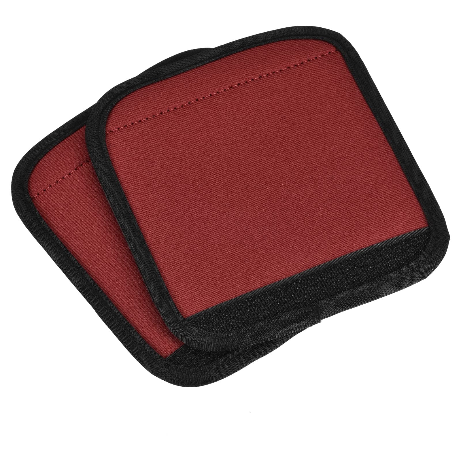 PATIKIL Luggage Handle Grips, 2 Pack Identifier Suitcase Wrap Accessories for Travel Bag Baggage, Red