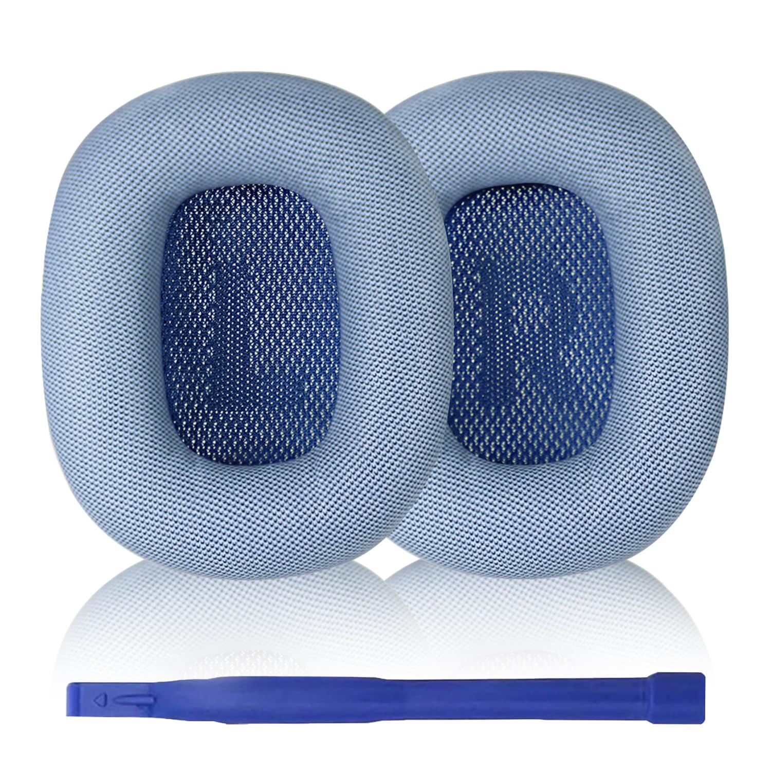 Aiivioll Ear Cushions for Airpods Max Headphones Replacement Ear Cushion Covers Made of Protein Leather and Memory Foam (Sky Blue)