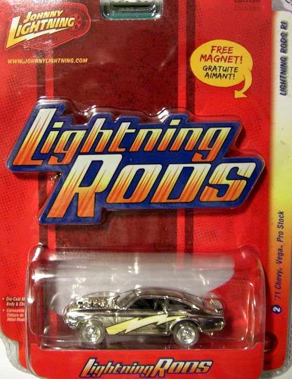 Amazon.com: Johnny Lightning Lightning Rods R1 1971 Chevy Vega Pro