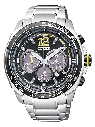Citizen Chronograph Black Dial Mens Watch-BU4022-81E