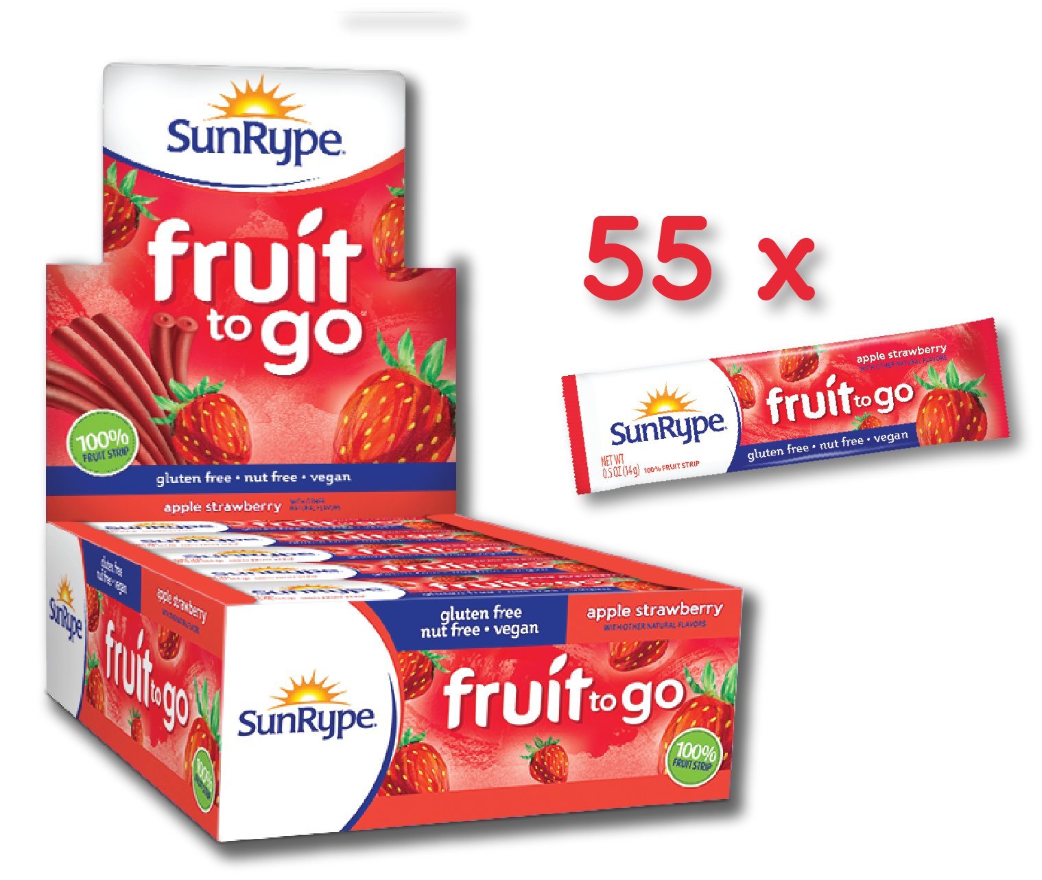 SunRype Fruit to Go Snack Variety Pack of 72 {Imported