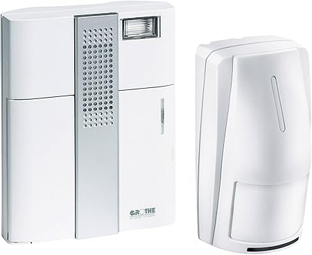 Grothe Funkklingel Komplett-Set mit Bewegungsmelder 43315 Mistral 300M