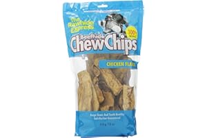 The Rawhide Express Chicken Flavored Strips/Chips Dog Chew, 1-Pound