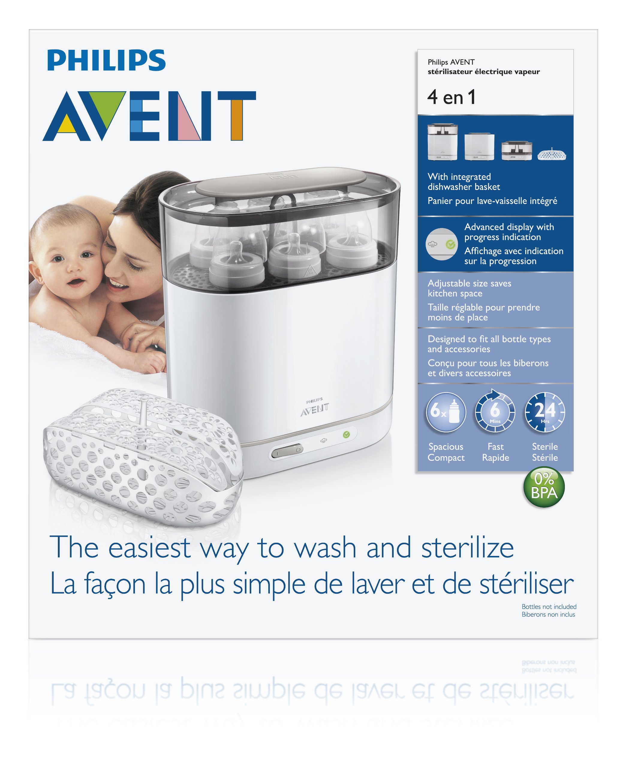 avent electric steam steriliser electric 4 in 1